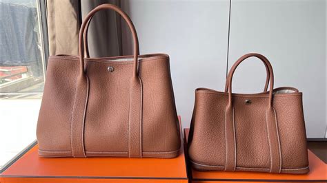 hermes garden party tote handbag|garden party 30 vs 36.